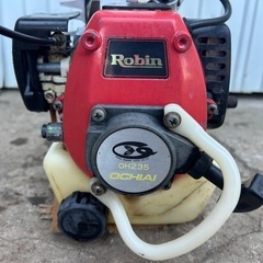 落合　茶刈機 茶摘機　剪枝機 EXIIIF 1200　茶畑　茶摘　茶園 バリカン 刈ならし機　2サイクル 宮崎 簡易始動動画ありの画像