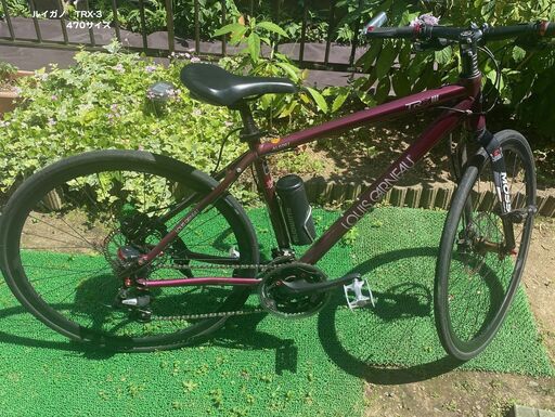 クロスバイク ルイガノ TRX-3 油圧DISK 203mm 町乗り用に変更