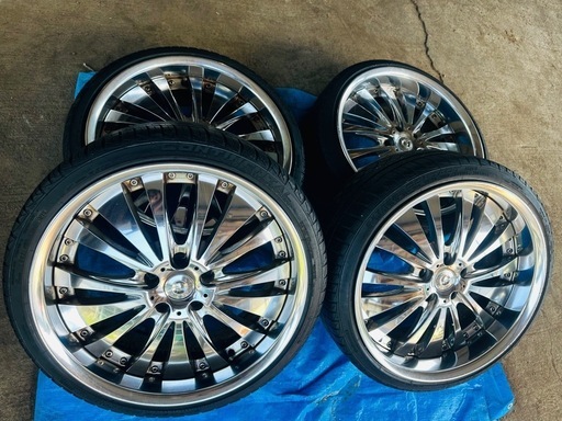 225/35R19 8.5J 9J 19インチ オフセット37 114.3 5H コンチネンタル クラウン マークX エスティマ