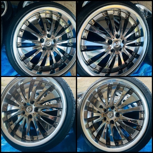 225/35R19 8.5J 9J 19インチ オフセット37 114.3 5H コンチネンタル クラウン マークX エスティマ