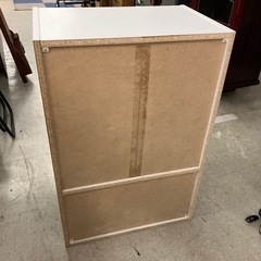 K2506-396 キッチンキャビネット 食器棚 ホワイト キズ汚れめくれ有りの画像
