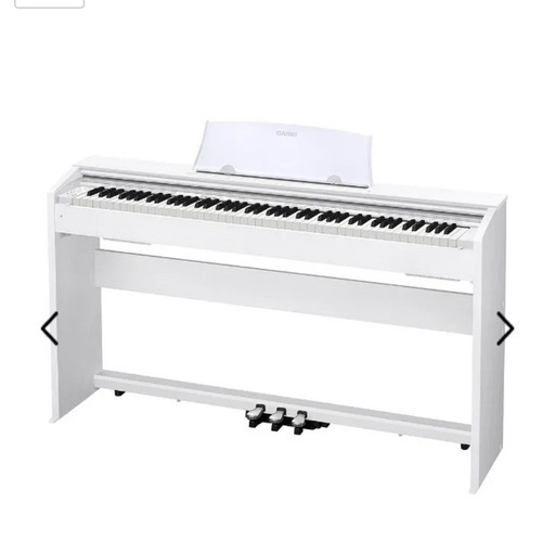 CASIO 電子ピアノ ホワイトウッド