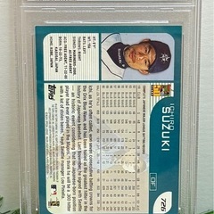 【鑑定済み　直筆サイン】2001 イチロー　鑑定済み直筆サインカード　PSA8 AUTO10　マリナーズの画像