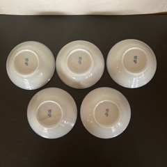 ✨ほぼ未使用✨ 【磁器製】 絵付け 小皿 5枚セットの画像