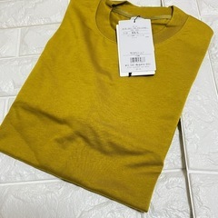 タケオキクチ✨テーラード Tシャツ ロングスリーブ マスタード L 新品 長袖の画像