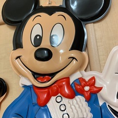 ディズニー　壁飾り　プラスチック　ブリスターの画像