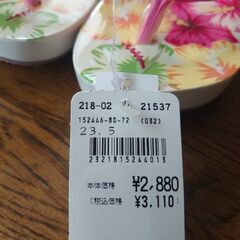 新品未使用　ヒール　下駄の画像