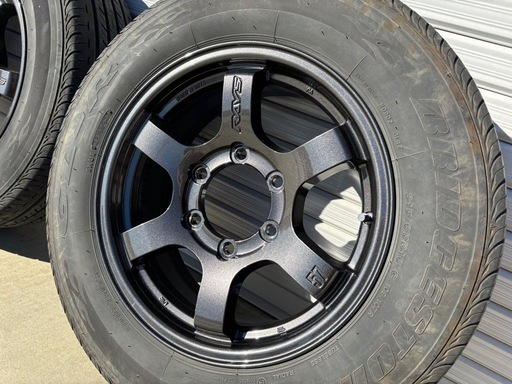 RAYS GRAM LIGHTS 57DR-X タイヤ付き 4本セット 中古 ガリ傷なし ハイエース ハイエースワイド レイズ グラムライツ