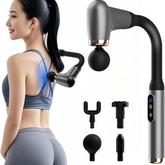 筋膜リリースガン ハンディタイプ 液晶ディスプレイ搭載 6段階振動 