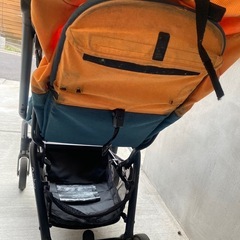 サイベックスベビーカー　トロピカルブルー　廃盤品　ワンタッチ折りたたみ可能　の画像