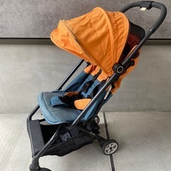 サイベックスベビーカー　トロピカルブルー　廃盤品　ワンタッチ折り...