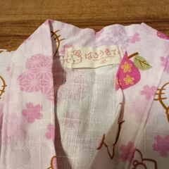 ●(古着)キティちゃん甚平(size 80)の画像