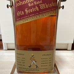【値下げしました】特大 Johnnie Walker Red Label ジョニーウォーカー レッドラベル【希少当時物未開封】の画像