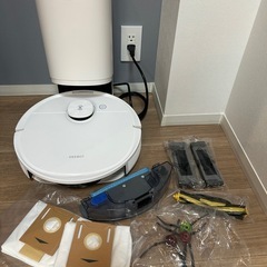 てなグッズや ジャンク品】DEEBOT N8 PRO+ ロボット掃除機白 (める) 桜山の 掃除機・クリーナー