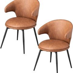2-3　未使用/新品　組立商品　ダイニングチェア 2脚セット 回...