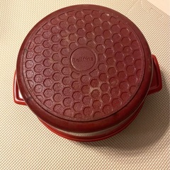 無水調理鍋　ベルフィーナ 3.2L レッド Bellfina  の画像