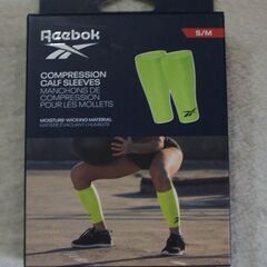 ☆Reebok リーボック コンプレッション カーフスリーブ 着圧ソックス ふくらはぎ サポーター レッグカバー◆最高のパフォーマンスをの画像