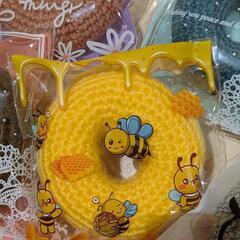 ハンドメイド　毛糸のドーナツセットの画像