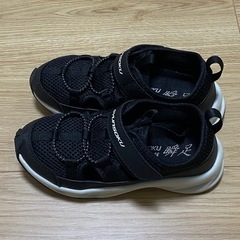 美品　瞬足 シュンソク サンダル 軽量 水陸両用　19.5cmの画像