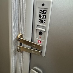 未使用品✨キャリーバッグ　キャリーケース　スーツケース　ストッパー付き　シルバー　銀色の画像