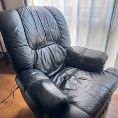 ソファ　格納タイプオットマン付きの画像