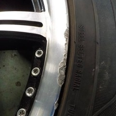 社外19インチ　アルミホイールのみ　4本セットの画像