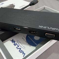 WAVLINK USB3.0フルHDミニドッキングステーションの画像