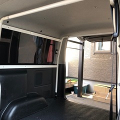 ハイエース200系 荷物室 荷台 棚　フレームの画像