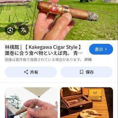 キャンプ地で葉巻吸ってまったり　男女兼用