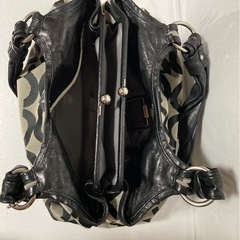 coach がま口ハンドバッグの画像