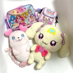 プリキュア　ぬいぐるみとかばんセット