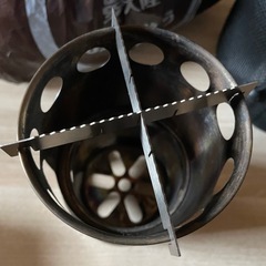ウッドストーブ　五徳付きの画像