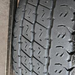 4本　ホイール　付き　タイヤ　セット R12　ハイゼットカーゴ　軽バンの画像