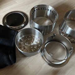 未使用品　ウッドストーブ　おまけ付きの画像