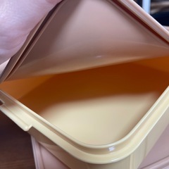クリーム色 3段ランチボックス お重の画像