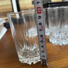 カットガラス風ロックグラス6個セットの画像