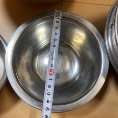 ステンレス製ボウルセット まとめ売りの画像
