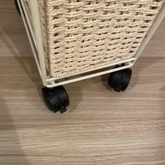 【お譲り先決定】3段スリムワゴン　ニトリの画像