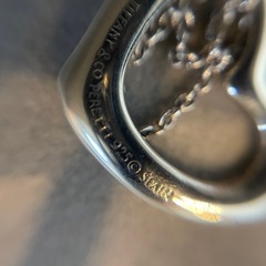 ティファニー ネックレス オープンハート AG925 TIFFANY Co ネックレス オープンハート アクセサリー ティファニーの画像