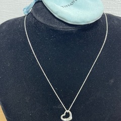 ティファニー ネックレス オープンハート AG925 TIFFANY Co ネックレス オープンハート アクセサリー ティファニーの画像