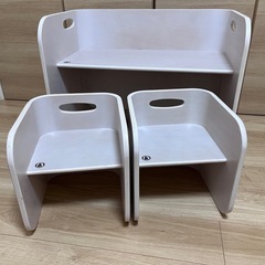 ホップル　コロコロチェア&デスク　3点セット　HOPPLの画像