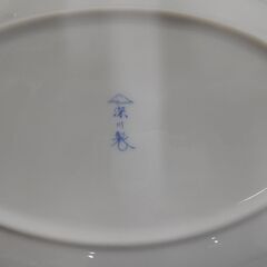 深川製磁 水引草 楕円多用皿揃の画像