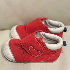 MIKIHOUSEの二段階トレーニングシューズです。サイズは13cm。の画像