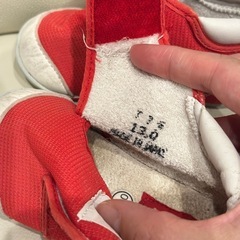 MIKIHOUSEの二段階トレーニングシューズです。サイズは13cm。の画像