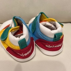MIKIHOUSEの一段階トレーニングシューズです。サイズは12cm。の画像