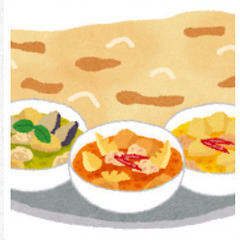 平日の夜、インドカレーに行きましょう