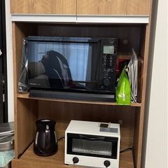 ロウヤ　食器棚 電子レンジ台 キッチンボードボード の画像