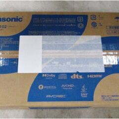 【 新品　未開封 】Panasonic　ブルーレイレコーダー　DMR-2W102　DIGA　BD　HDD　1TB　2チューナー　ディーガ Blu-ray　recorderの画像
