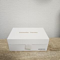 【説明書、箱あり、USED品】サマンサタバサコラボ　ONKYO　ワイヤレスイヤホンの画像