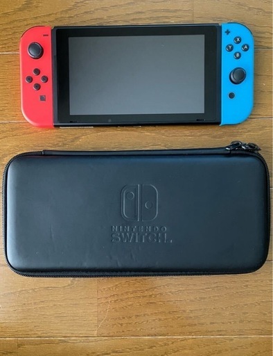 Nintendo Switch本体☆HAC-001(-01)☆Joy-Con☆ジョイコン☆新型☆バッテリー強化版☆ニンテンドースイッチ☆任天堂☆ケース付き！